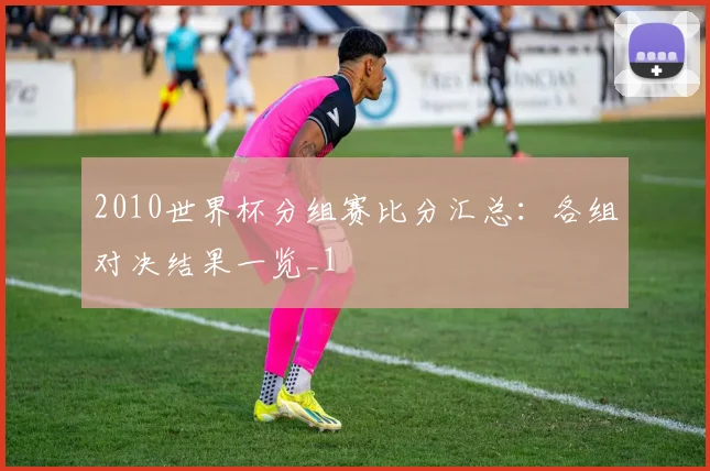 2010世界杯分组赛比分汇总:各组对决结果一览_1